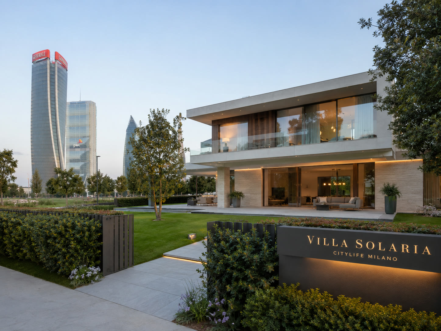 Villa Solaria, CityLife, Milano